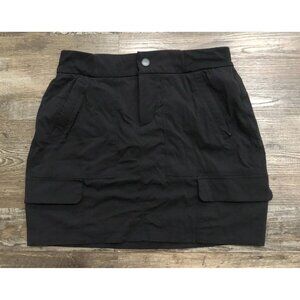 Athleta Womens Size 2 Trekkie Skort 2.0 Stretch Skirt Black with Pockets